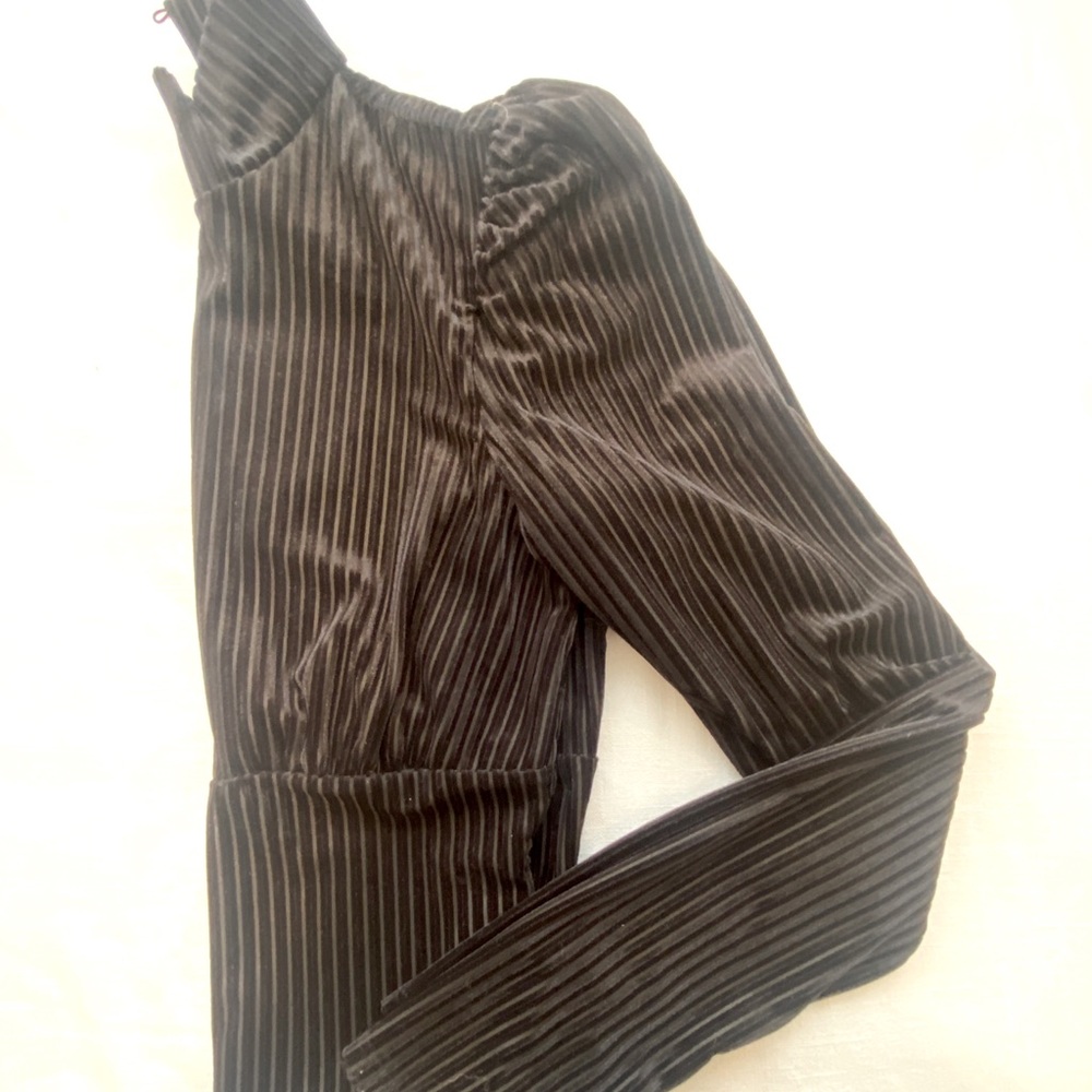 Ribbed Puffy sleeve Top